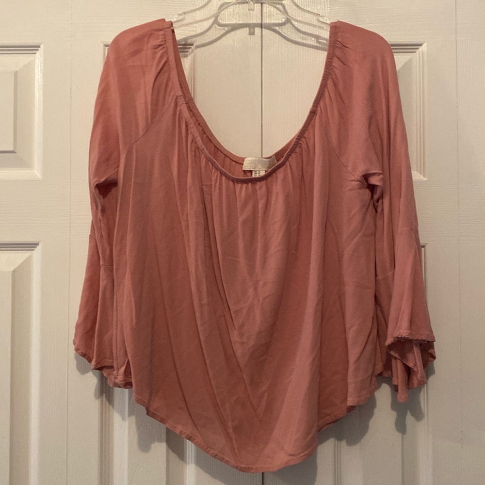 Ruffle Sleeve Off Shoulder Top